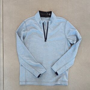 GREYSON PUPS mock quarter zip
